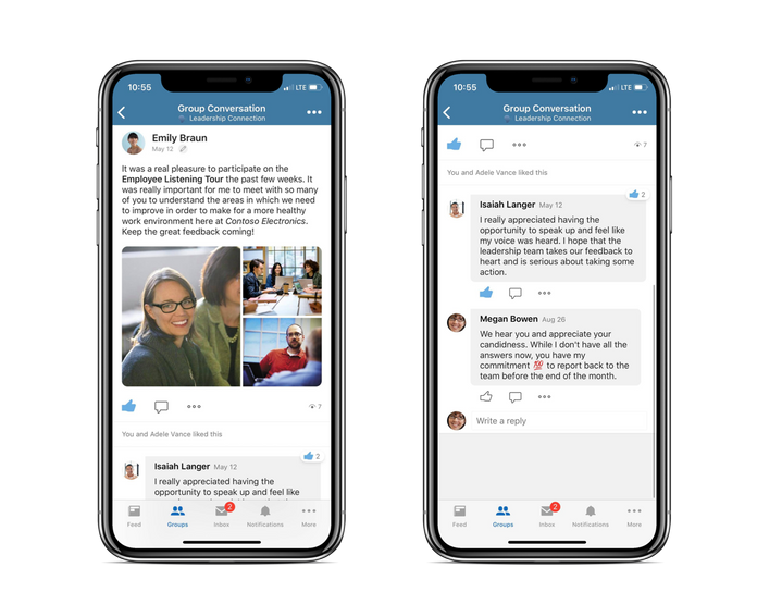 New Year, new experiences rolling out for Yammer 696x555?v=1.png
