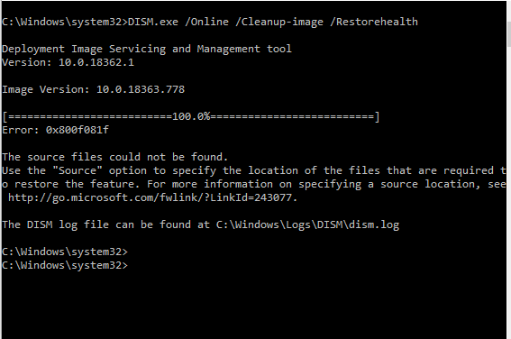 Error 0x80073712 when trying to install .Net Framework 3.5 and 4.8 for Windows 10 69c2e029-3234-4c6c-b685-0292406be6c9?upload=true.png