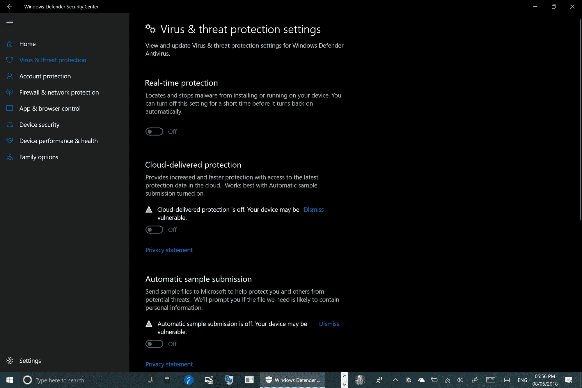 Windows Defender not working after rollback 69fd90b5-cffd-4811-88c2-2f1ba3b67cfd?upload=true.png