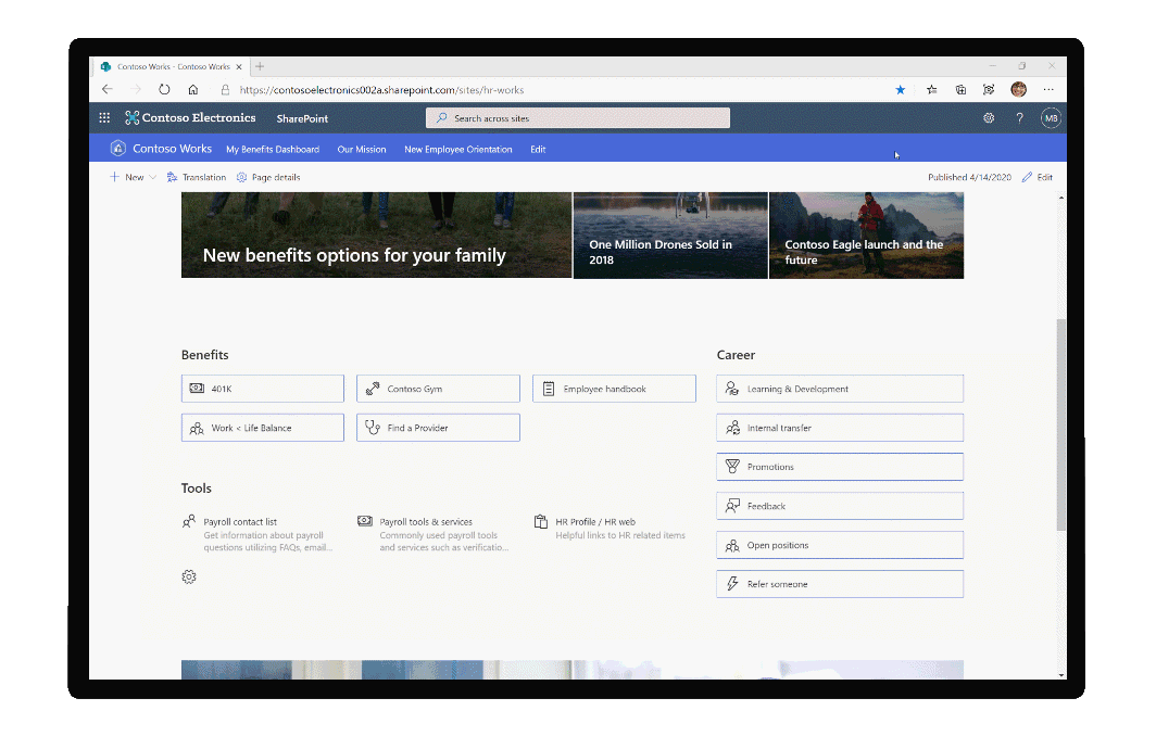 What is new to Microsoft 365 in November 2020 6_GIF_Edge_WebCapture.gif