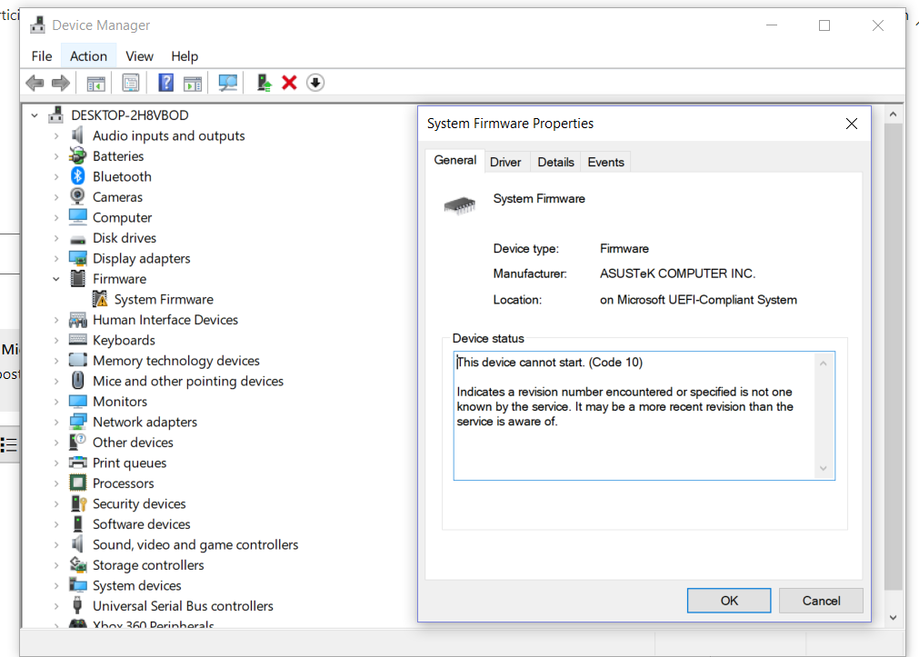 System firmware in device manager has a code 10 error message 6a3c0b47-aa2e-4c99-bc12-707af134ca93?upload=true.png