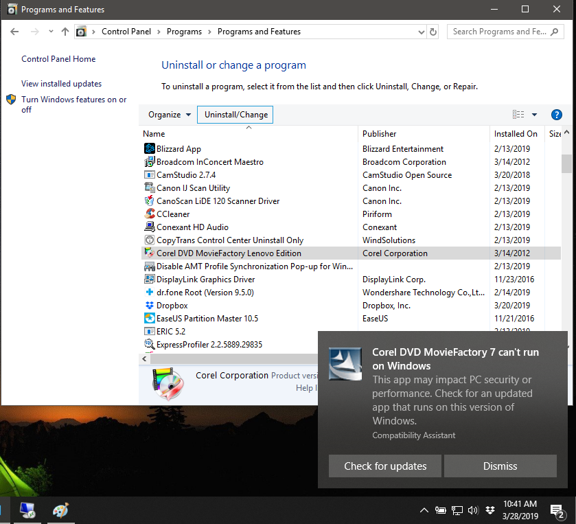 Cannot UNinstall an incompatible app in Windows 10. 6a844be4-1283-4479-8ffb-93852a322bbd?upload=true.png