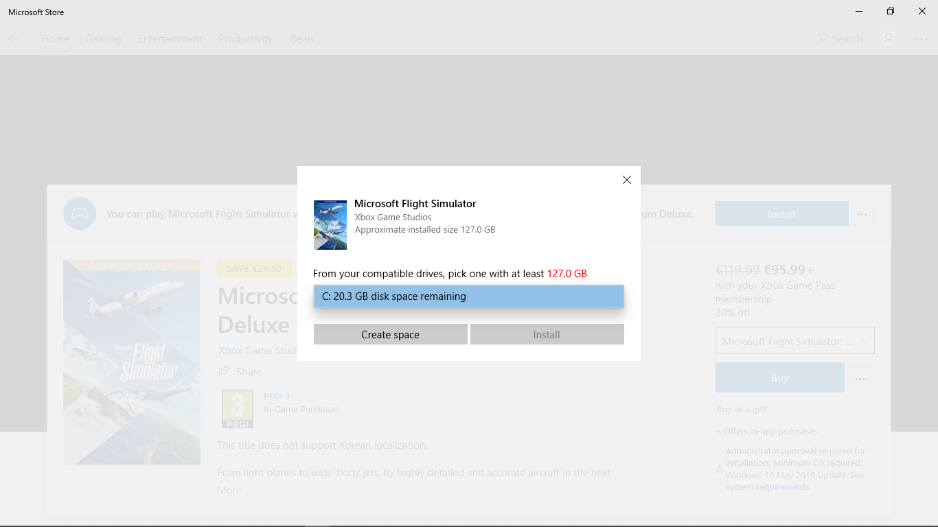 I cant Install Microsoft Store games my other drives. 6ac23b6c-2b10-48e0-bcdd-6ee42433c5dc?upload=true.png