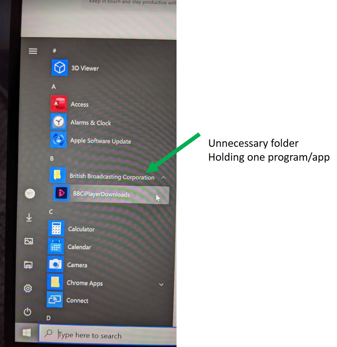 Windows 10 - New programs being put into folders in the start menu 6ade69d7-2e91-4142-8f18-82c7eb966d48?upload=true.jpg