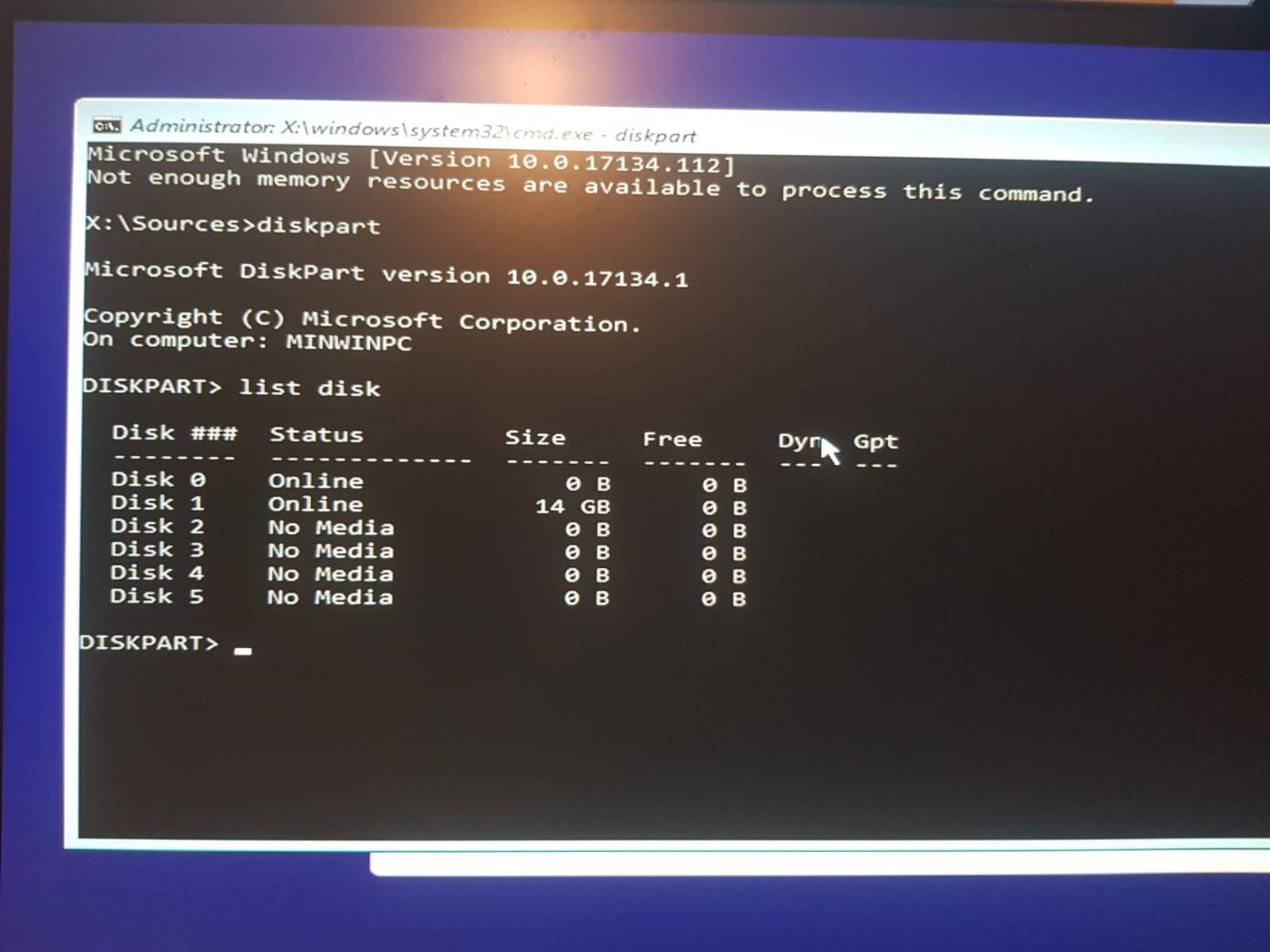 Re-installing windows- drives won't show up on diskpart 6b6edbe8-7e7d-4988-a74f-397542f71ab0?upload=true.jpg