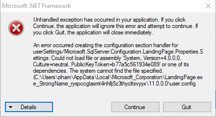 Unable to install SQL server management studio 2012 or 2016 6b7f2501-ecac-4bf5-b8a9-eb4b87a2512a?upload=true.png