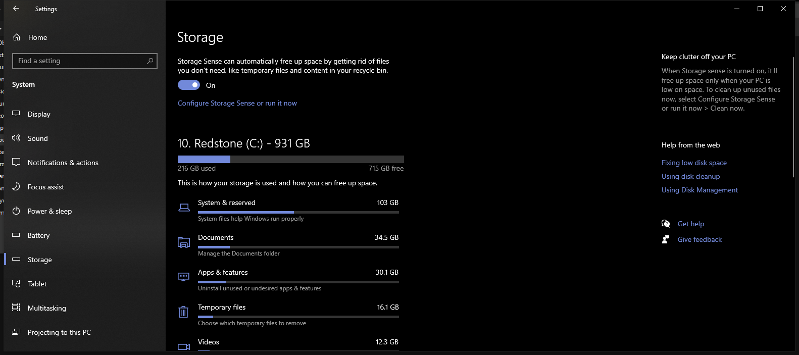 Storage settings is not detecting my C:/ volume correctly. 6b927adb-3893-481a-8d55-2267a19969b3?upload=true.png