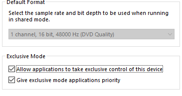 My drop down box to change the sample rate and bit depth for microphones is Grayed out. 6ba49384-b659-482f-aab7-bdba8f01b729?upload=true.png