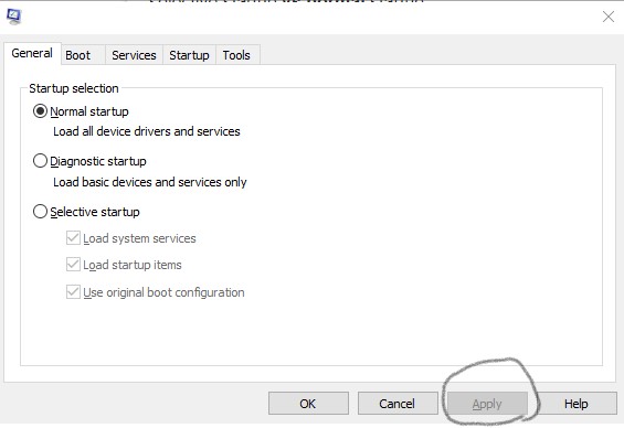 clean boot messed up few things and forced kept me on Selective Startup 6bbaa074-c458-454e-8074-4b71fc1669da?upload=true.jpg