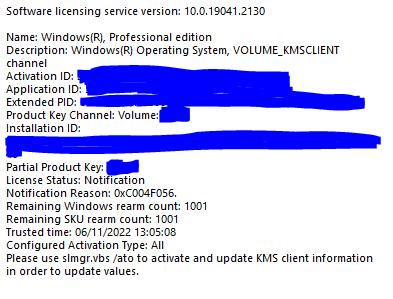 Old to new PC, can‘t activate Win11 Pro on new PC slmgr /upk 6c041b2f-a2f0-45d4-95c9-4e1f5a3e7343?upload=true.png