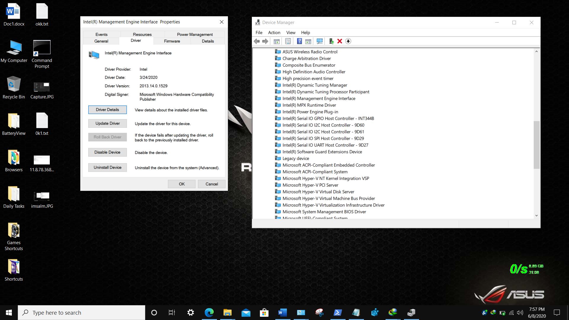 Updated Intel MSALM  Software Component WHQL Driver v 2019.14.0.1587 WHQL DATED 04-05-2020... 6c0d4538-6783-4deb-9d6e-aca2e0f53988?upload=true.jpg