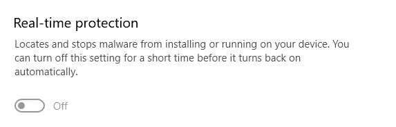 Application, virus, or something blocking windows defender from turning Real Time Protection on 6c28857f28d4564f90ec5eb955796b82.png