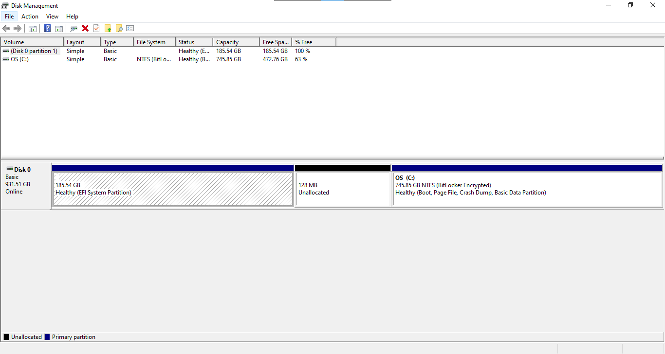 Is a 185 gb EFI system partition normal? 6c2e007a-f1f0-4f84-a385-5684354dc155?upload=true.png