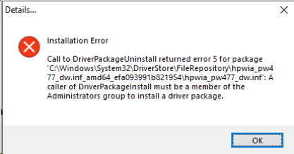 Printer installation fails, error 5 6c5e2b56-e162-4619-8d11-f9af555a5f78?upload=true.png
