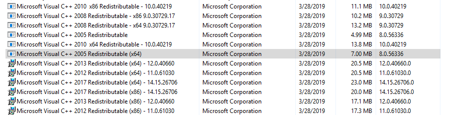 Which of these C++ runtimes do I need? 6c6a525e-686d-4218-8df6-f2076108de3c?upload=true.png