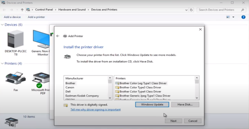 Basic Printer Not Available In Latest Windows 10 Pro Build 6c6cbb8a-181c-4544-b59a-636c990dd6a3?upload=true.png