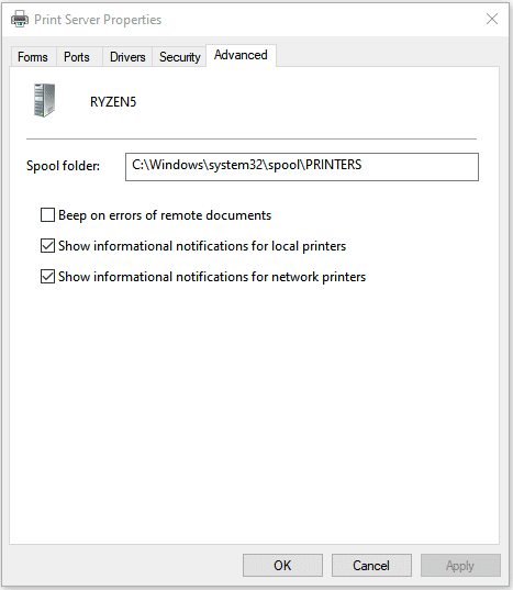 Where is the printer in the notification area? 6c8a29f8-54f8-4eba-bb99-deb685a4ef10?upload=true.png