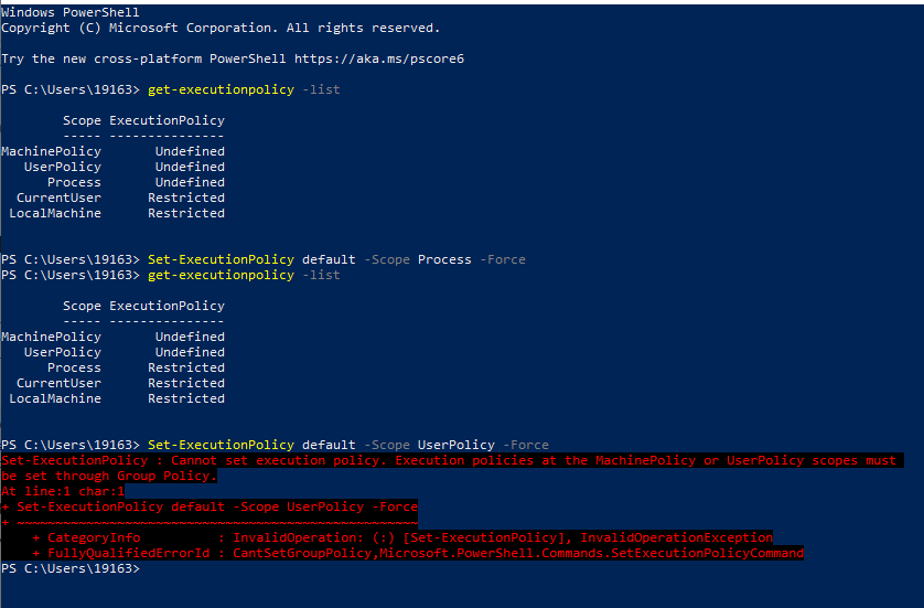 Set-ExecutionPolicy default -Scope Process -Force auto changes on reboot 6cbbea03-bc65-45f4-afe3-827d41d7e085?upload=true.png