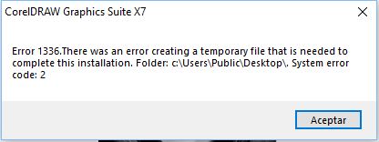 Error 1336 desinstalando Corel Draw 6ce0aae2-c760-41ad-b4ae-82a1d20461e0?upload=true.jpg