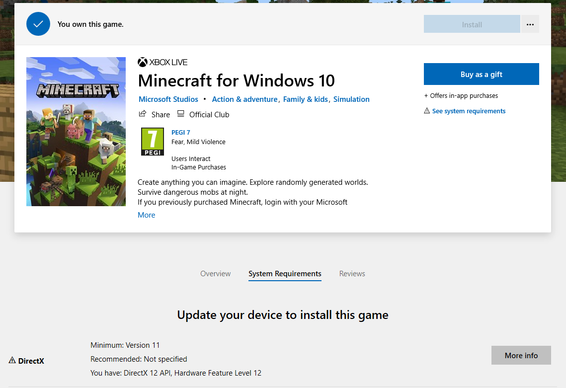 Microsoft Store does not detect that i meet system requirements 6d6e2cee-ff65-4987-8463-7c23eb79a05d?upload=true.png