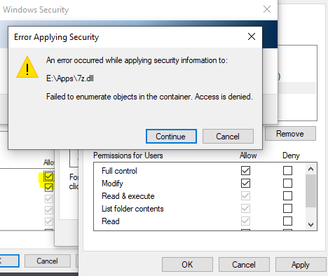 Lost permission access to a folder on my E drive. How do I regain permissions? 6db51fb4-6f1c-4469-90cf-1d331910aafe?upload=true.png