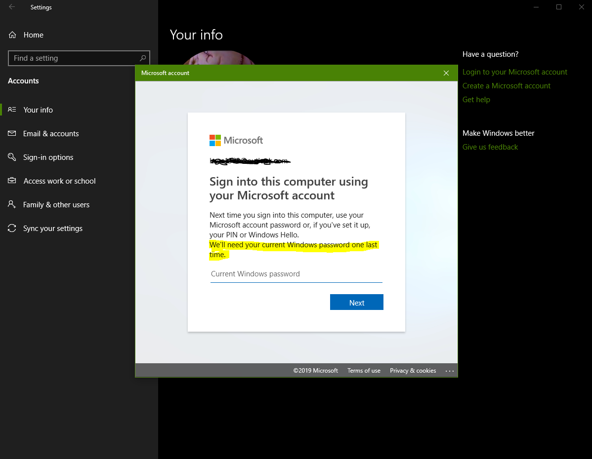 New account microsoft. Забыл пин виндовс 11