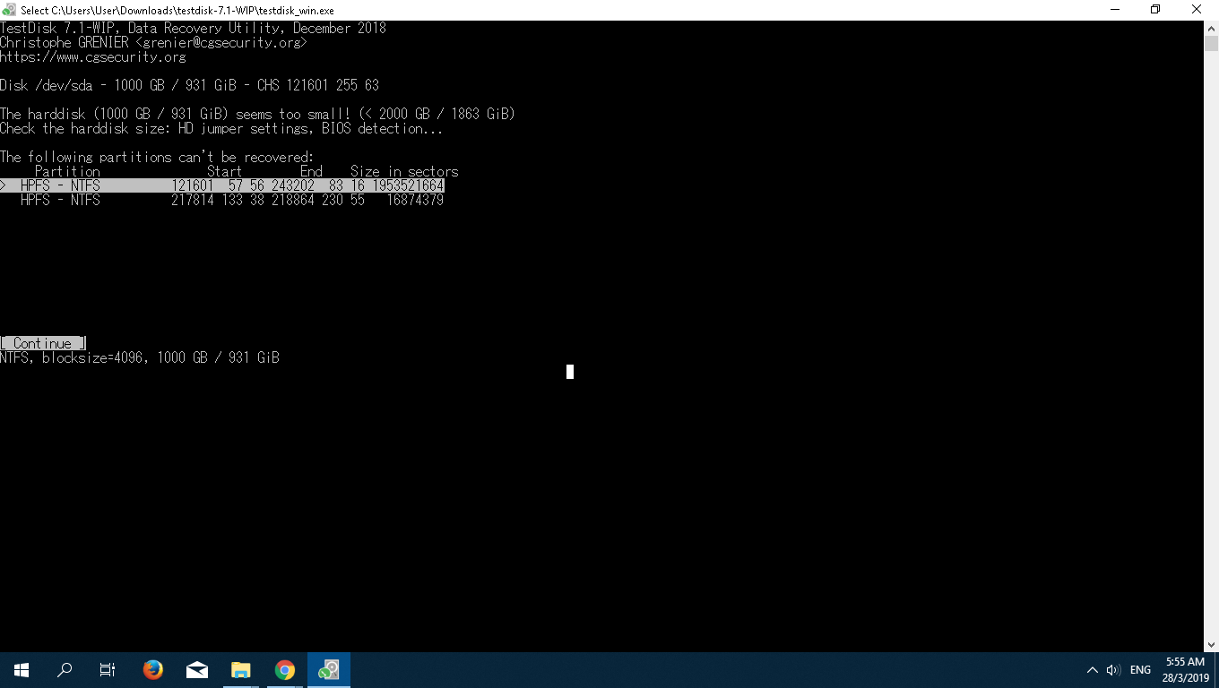 I WAS RECOMMENDED TO USE  https://www.cgsecurity.org/wiki/TestDisk_Step_By_Step AND STILL... 6dcd0332-bfa6-4982-9c90-d1e16e2ca3d5?upload=true.png