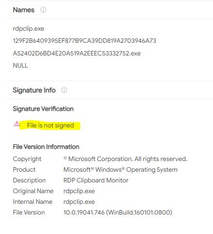 Remote Services Issues RDPCLIP.EXE not signed 6e45135d-62f2-48db-8d45-1a17a9a1dc89?upload=true.jpg
