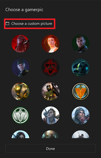 I can't change my profile picture to a custom one on PC but I can on xbox 6ee6bbd2-09d5-4ae7-928e-11a72ca9bcdc.png