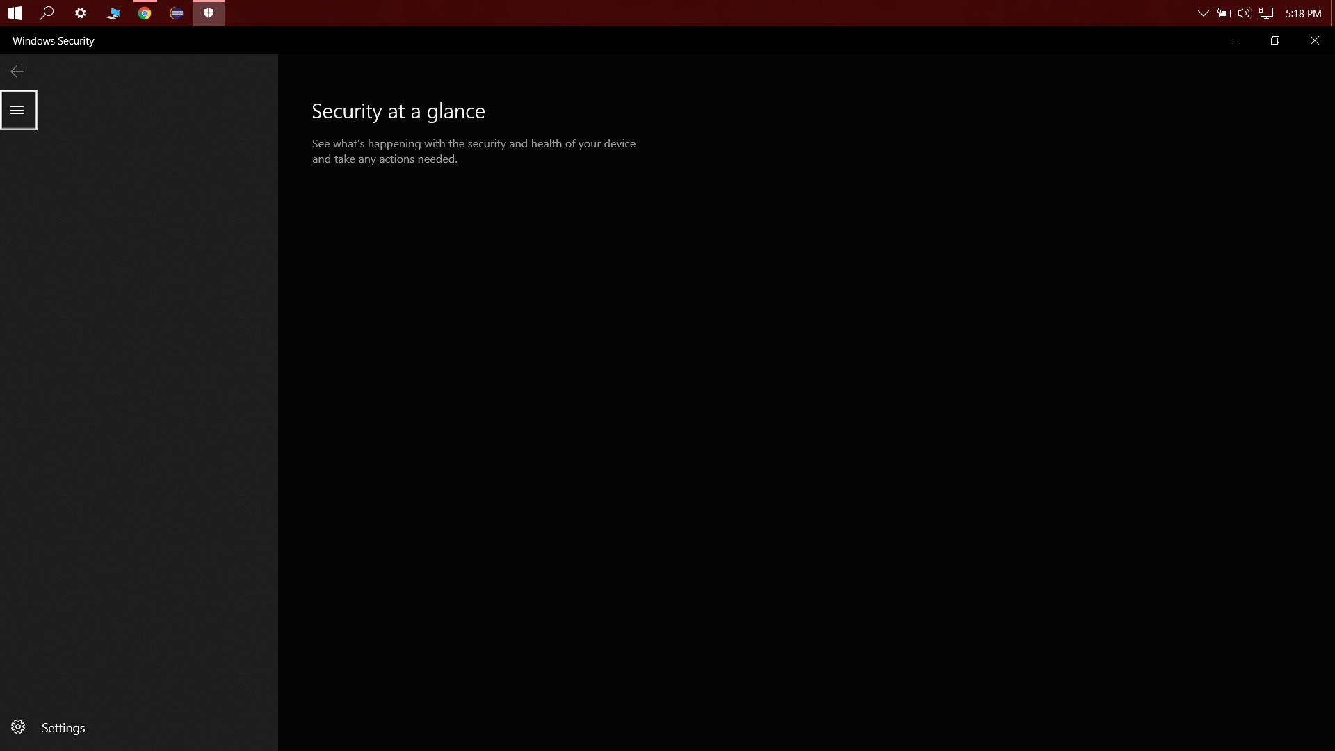 My 'Windows Security' isn't working! Shows no options. What can I do to resolve it? 6f28a15a-e8a3-453e-86c2-463b561f4f38?upload=true.png
