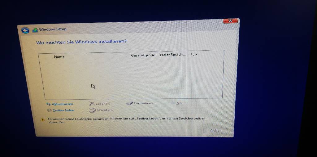 Drive doesn't show up on Installation 6fa9fe13-6f71-4f70-8580-f9220c11e9a4?upload=true.jpg