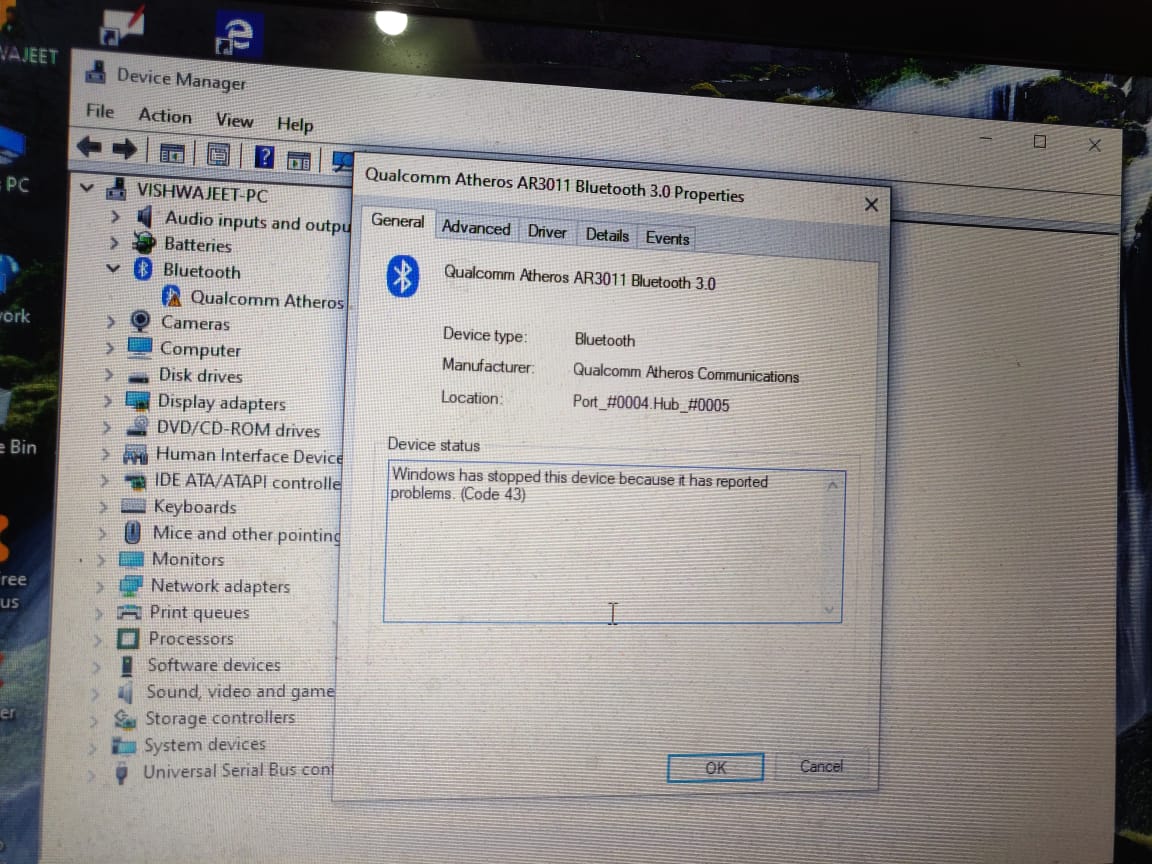 Bluetooth driver not working after upgrading to Windows 10 6fb2e0ae-64a4-4c1e-9a48-c72ba5d93223?upload=true.jpg