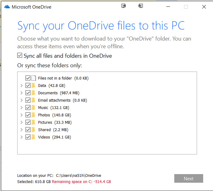 OneDrive that uses symbolic linked directory 6nVWI.jpg
