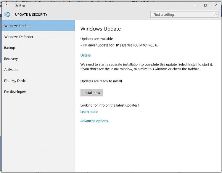 HP Printer Update Fails with  Error 0x800703e3.  There are no updates to hide when using... 70115d1485964682t-hp-printer-update-fails-update-poblem.jpg