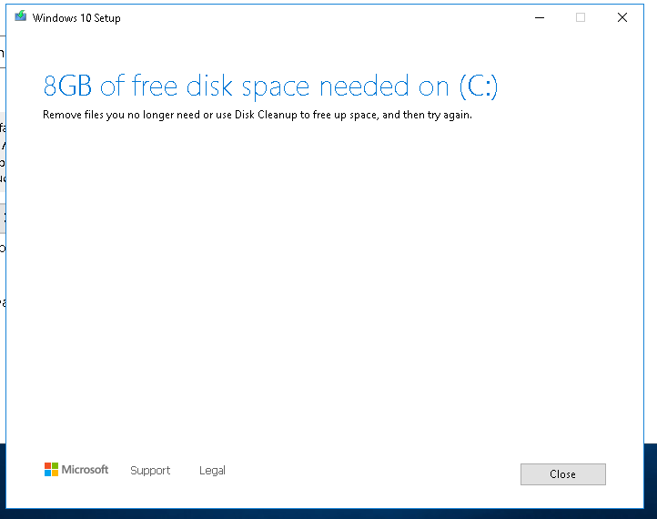 Media Creation Tool - Unable to instal ISO on USB, not enough disk space 702739ea-cf8e-4b8b-b5fc-35e5fd75d85e?upload=true.png