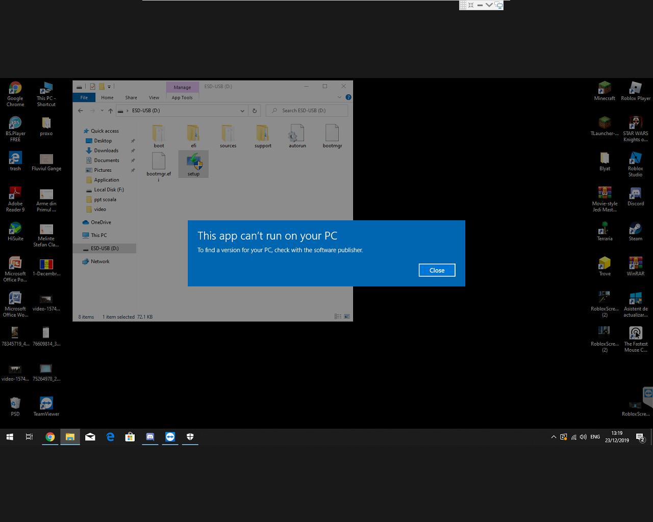 My Windows 10 Setup can't be opened on my computer. 70a33391-f0b9-4800-918b-bfecfdc52a1b?upload=true.png