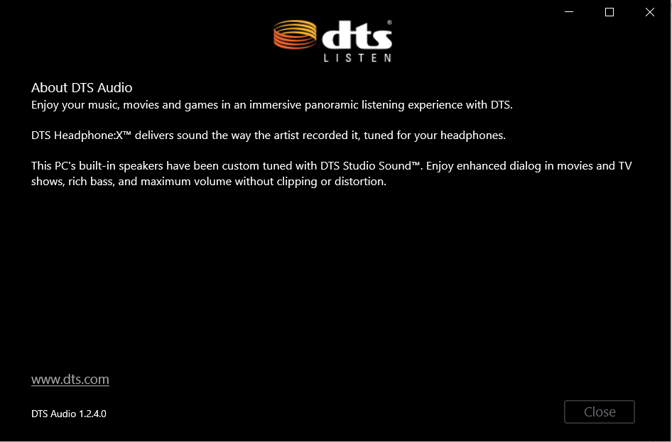DTS Headphone:X v1 stopped working after windows 10 update 70a89739-78c9-4ee2-9510-84fef31fa518?upload=true.png