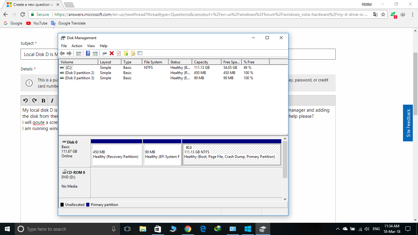 After installing Windows 10 in local disk e, instead of local disk d disk management is... 70c746b3-7124-4959-83e4-e99aa4dca85e?upload=true.png