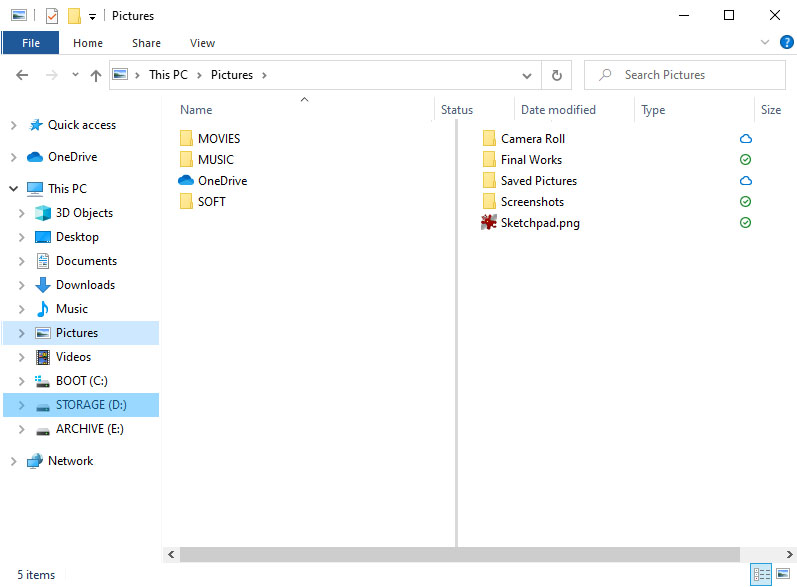 The proposal to improve the Windows Explorer window. 70da06f4-1a95-4f72-907c-90a9d7eb89d2?upload=true.jpg