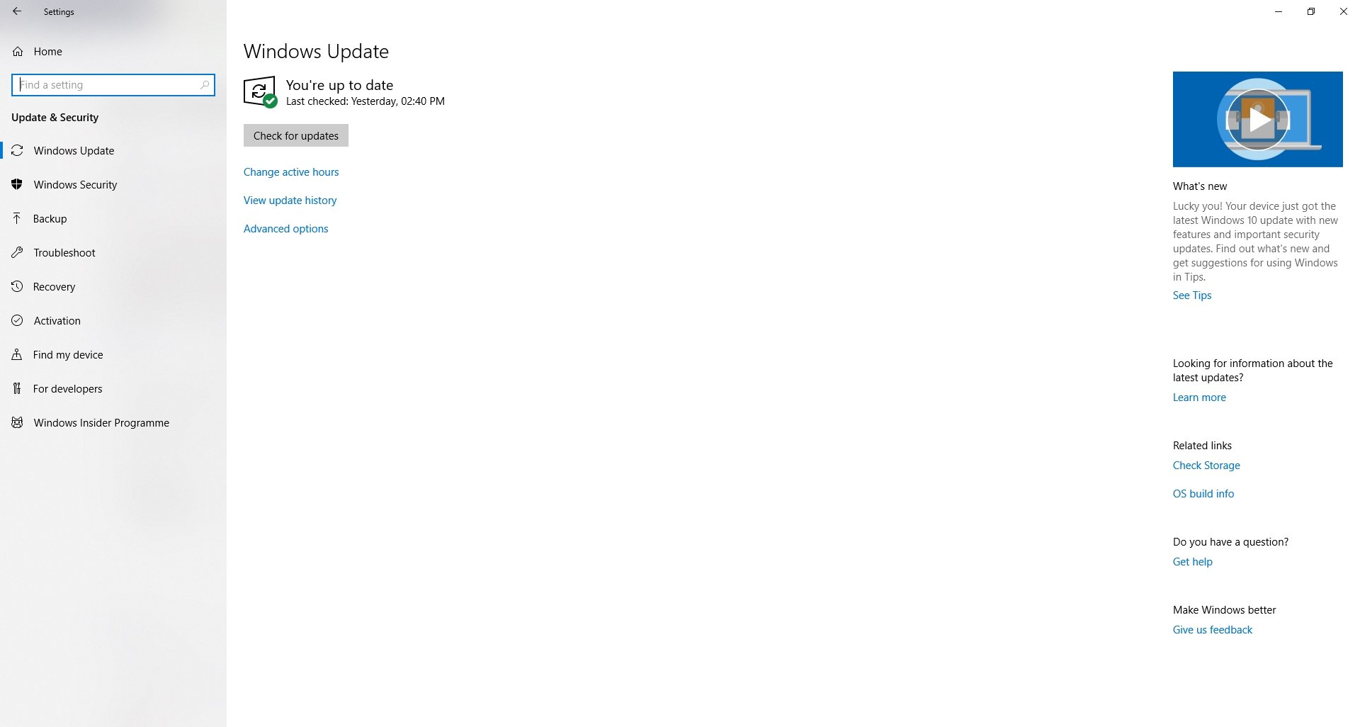"some settings are managed by your organization" message showed up in windows updates... 711b2567-5d1b-481d-b8e0-04e4fc99f7d4?upload=true.jpg