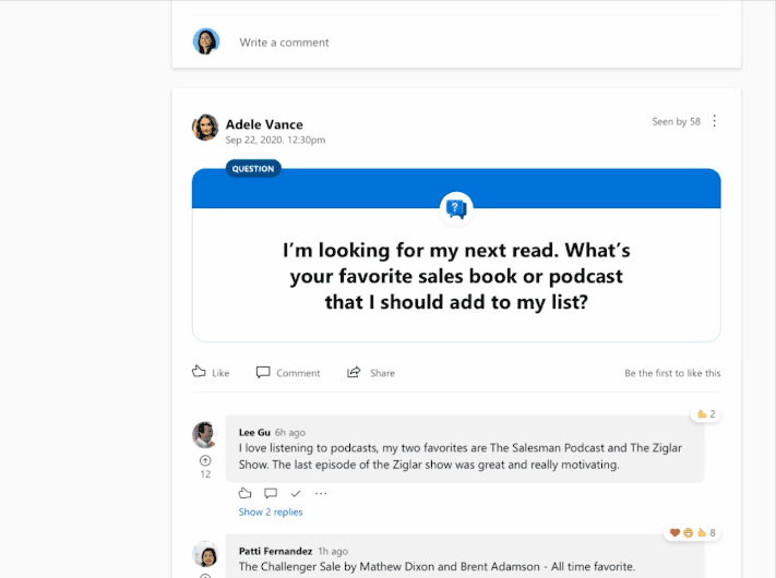 What is new for Yammer at Microsoft Ignite 2020 711x530?v=1.gif