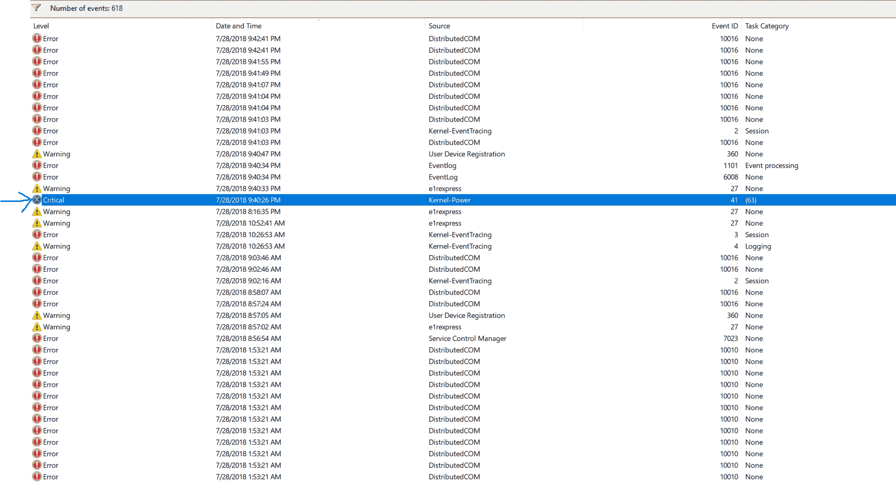 Random hard resets over the past month, no idea what the cause is. 71372a4c-b4c0-4dc4-8567-49008f286282?upload=true.png