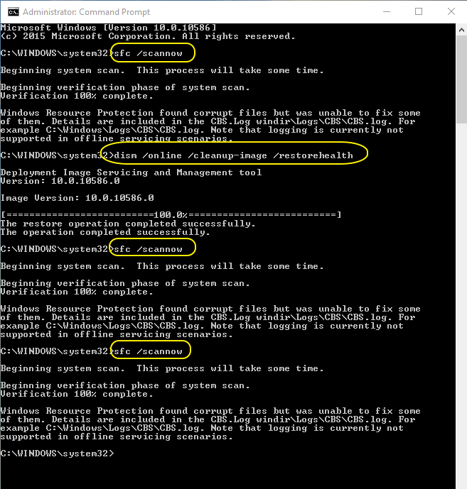 my screen is in negative how do i bring back to positive 71477d1485964962t-false-negative-false-positive-sfc-dism.png