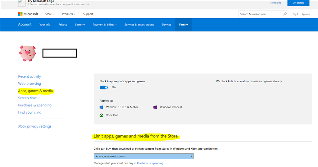 Capcut app not showing in child's account 714a9875-7a05-4ef6-b8b6-c9e1839c13c9.png