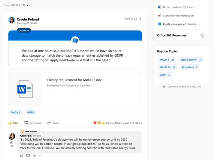 What is new for Yammer at Microsoft Ignite 2020 716x534?v=1.png