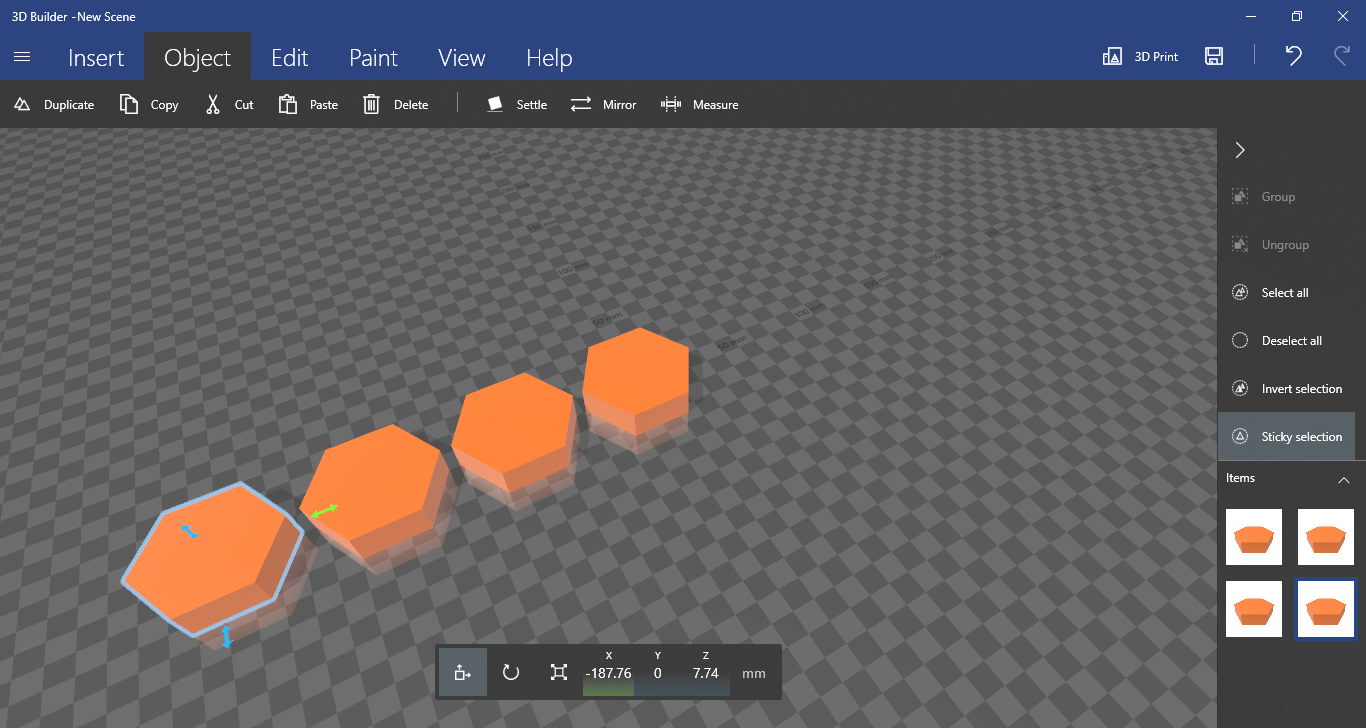 Settle option in 3D Builder app 7174e933-0390-427e-81cb-514b17799aff?upload=true.png