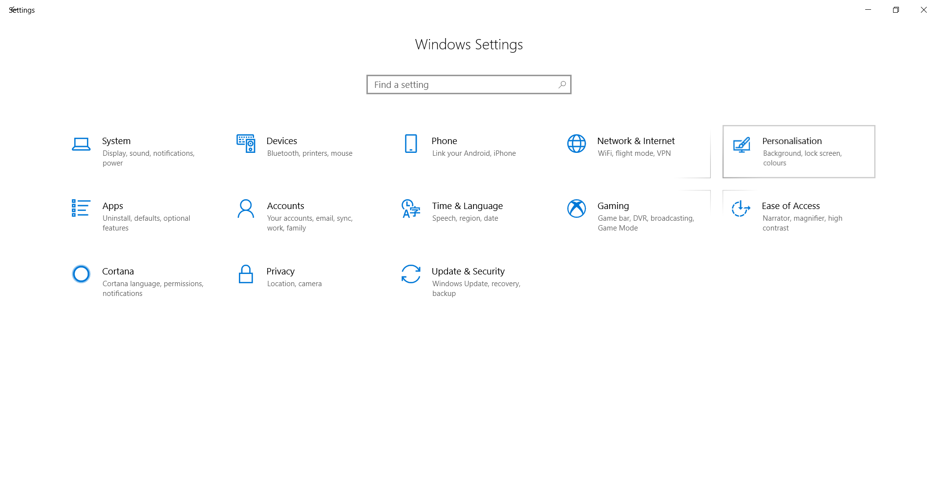Windows 10 Desktop personalisation not opening 719fb4d6-91ae-4acc-afc0-f216f43b5588?upload=true.png