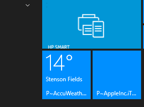 P-appname showing up, live tiles kind of work, but limited. Few possibly related issues. 71cb60cd-2fce-4262-b17e-bb832121ec10?upload=true.png