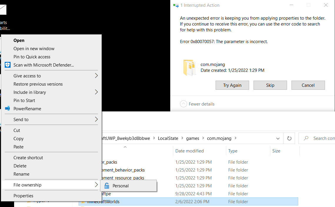Windows 10 Pro Copy & Paste Gives "Your organization does not allow you to place this file... 71d9dd65-3eab-4d84-9c6b-cd6be6ea56c6?upload=true.png