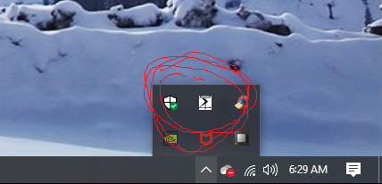 Strange Taskbar icon that dissapears. 71dc2845-9d3c-4b2d-b893-7f9a113a2e6e?upload=true.png